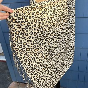 Leopard Print Scarf soft pashmina NWOT cheetah 🐆